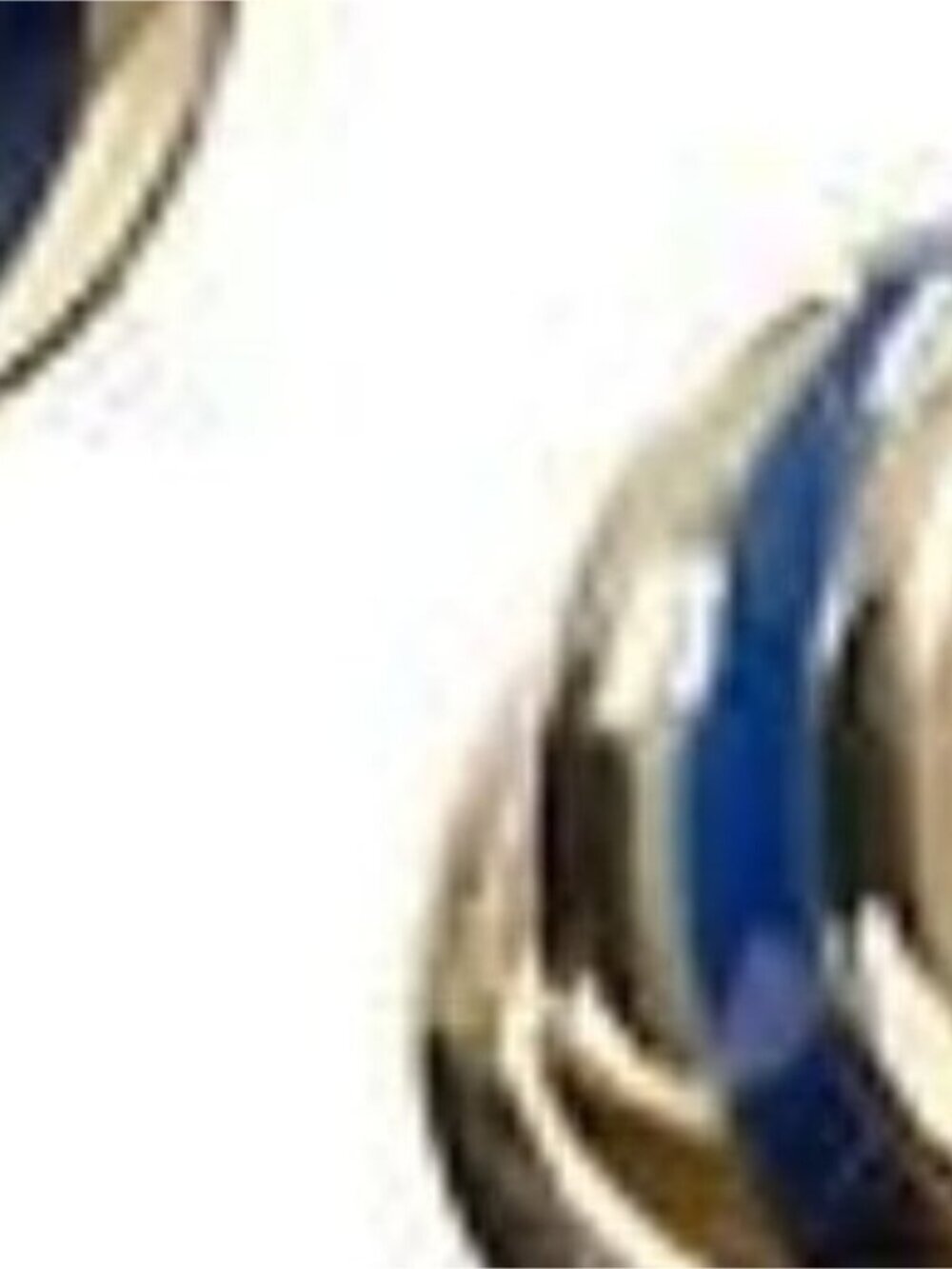 NWT  Banana Republic Gold Navy Simple Nautical Knot Enamel Stud earring NWT 45